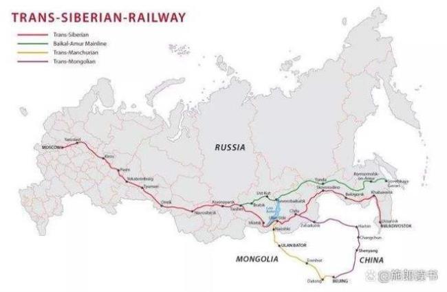俄罗斯铁路分布的特点