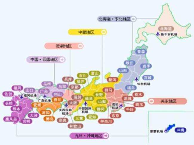 日本的地方行政区域划分是什么