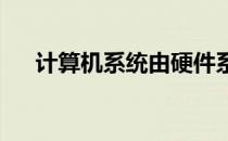 计算机系统由硬件系统和软件系统组成