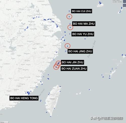 8件大事，大陆7艘巨轮挺近台湾海峡