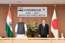 印度防长辛格和日本防卫大臣滨田靖一在东京举行了会谈
