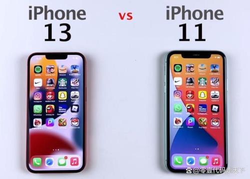 iphone11和iphone13 外形