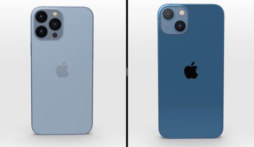 iphone 13 pro与13颜色对比