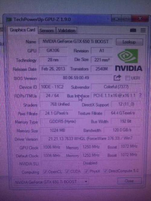 gtx740m显卡参数