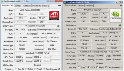 ATI Radeon HD 6400M/7400M与AMD Radeon HD 5000M，相比怎样，哪人性能好，相差多少