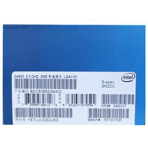 intel g4400是几代cpu