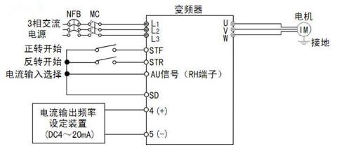 三菱cs80变频器p1到p9什么意思