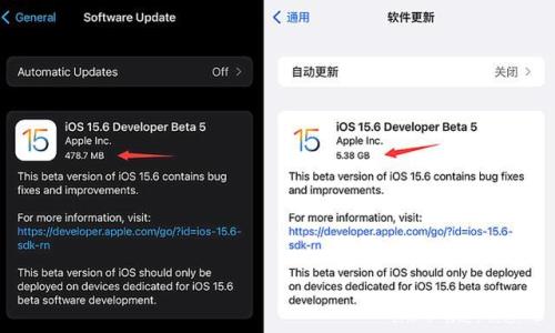 ios15.6更新一半不动了