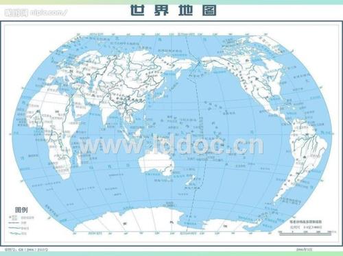 世界地理位置分界线