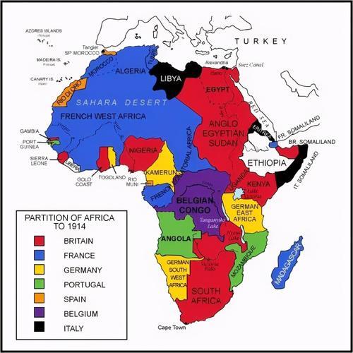 北非，中非和西非国家分别包括哪些