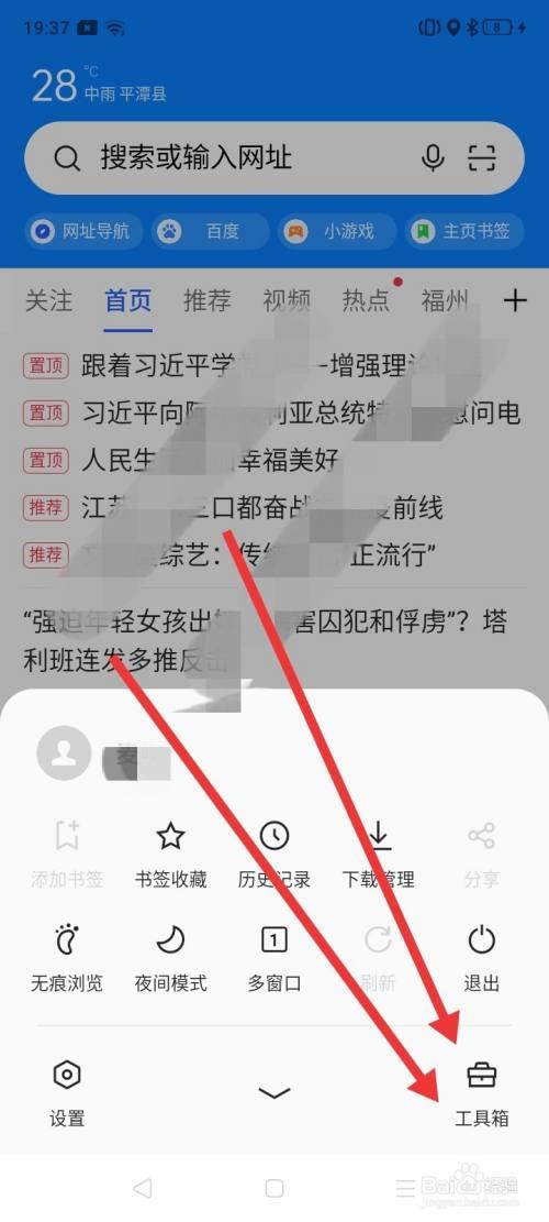 oppo手机如何设置浏览器选项