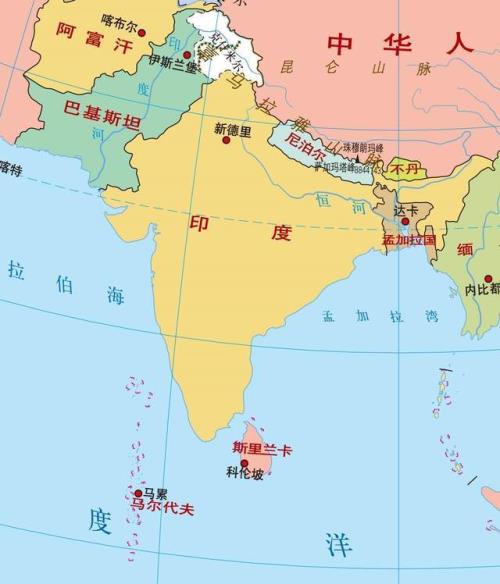 亚洲地区主要国家包括哪些