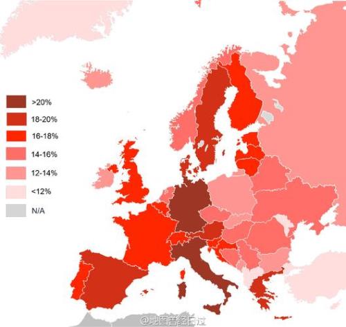 欧洲各国加起来总人口有多少