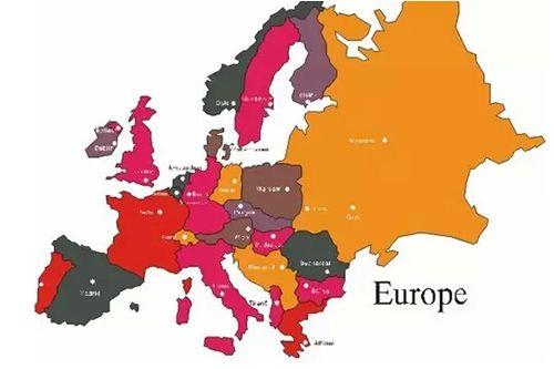 欧盟成员国的地理位置