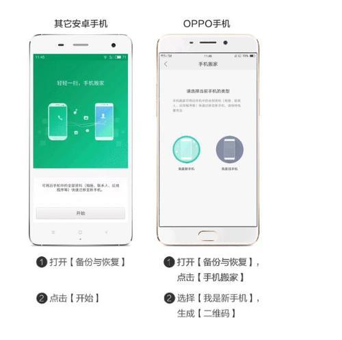oppo互传与手机搬家是一样