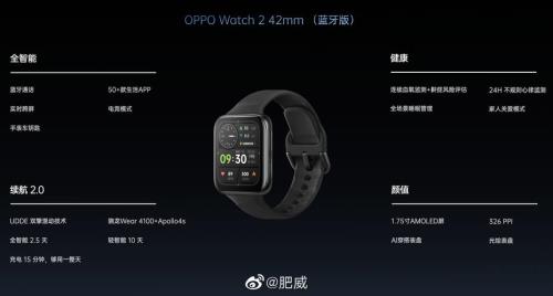 oppo watch2能用数据吗