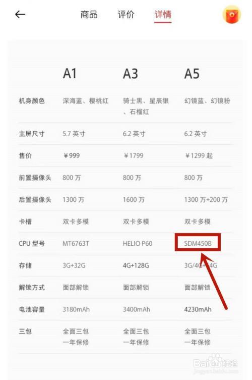 OPPO a5共有几种处理器