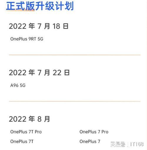 coloros12一加8t会有推送吗