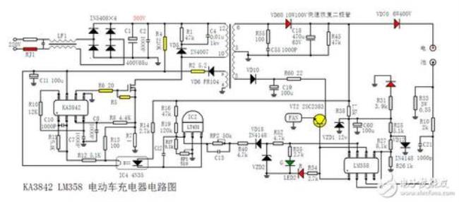 三步看懂电动车充电器电路