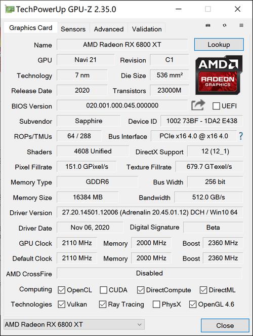 rx6800xt是什么级别的显卡