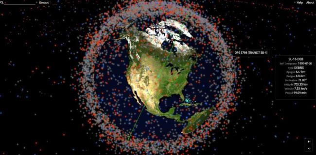美国有多少卫星在太空