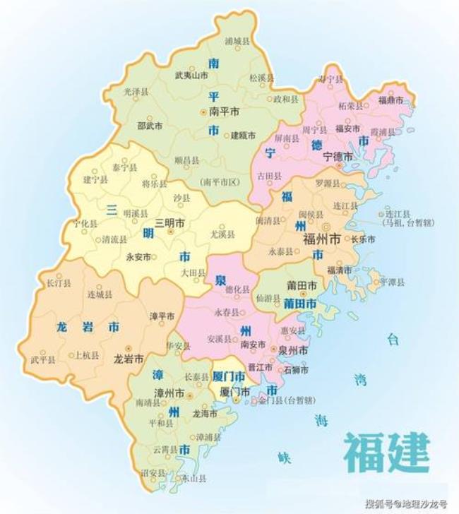 中国沿海各省陆地面积