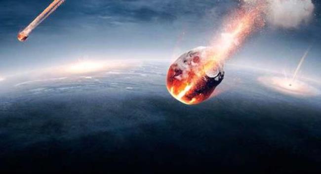 一颗直径5公里的小行星撞击地球