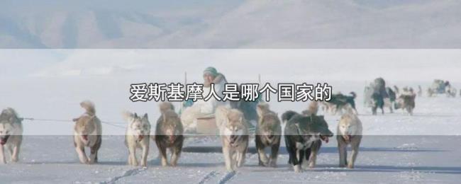 爱斯基摩人的语言是什么