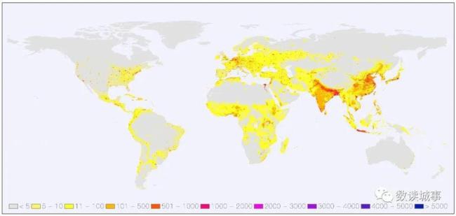 世界人口密度排名