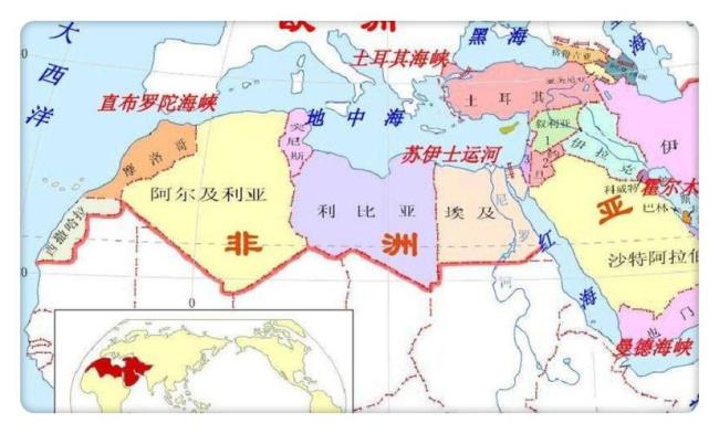 非洲地区国家分界线特点