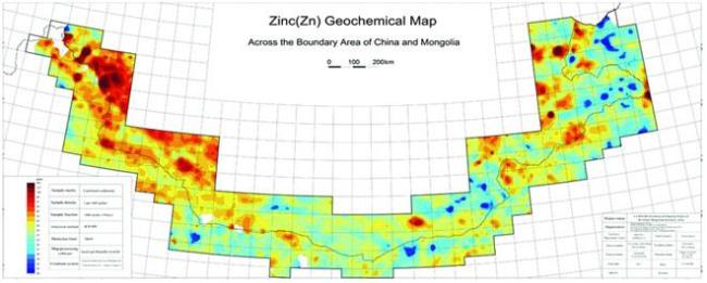 中蒙边界分布图