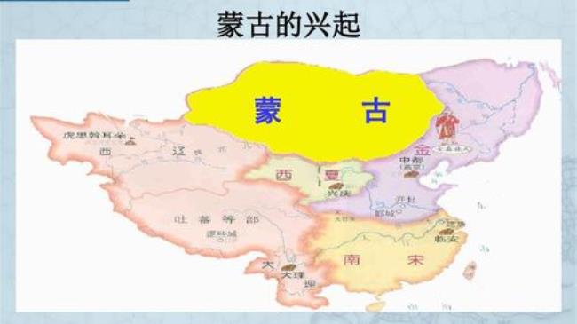 中国和蒙古的分界线地图