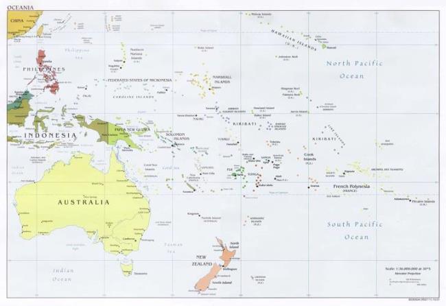 斐济地理位置主要特点