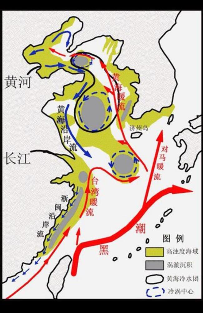 中国黄海区域岛屿分布详图