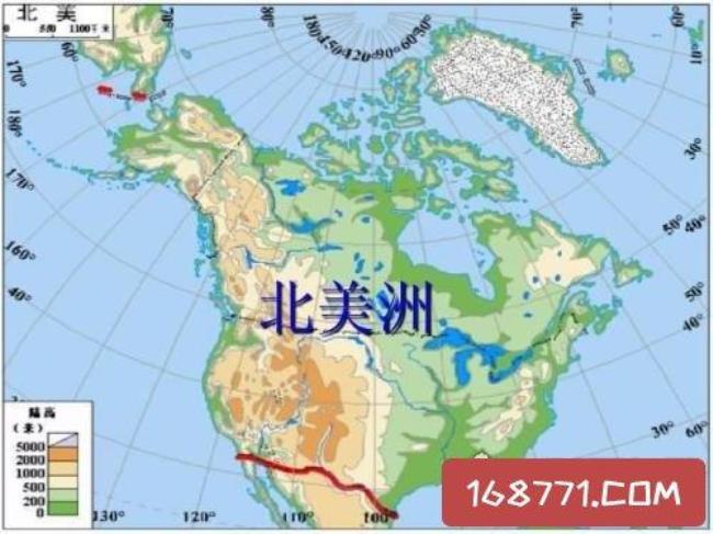 那北美洲是不是有跨南北半球