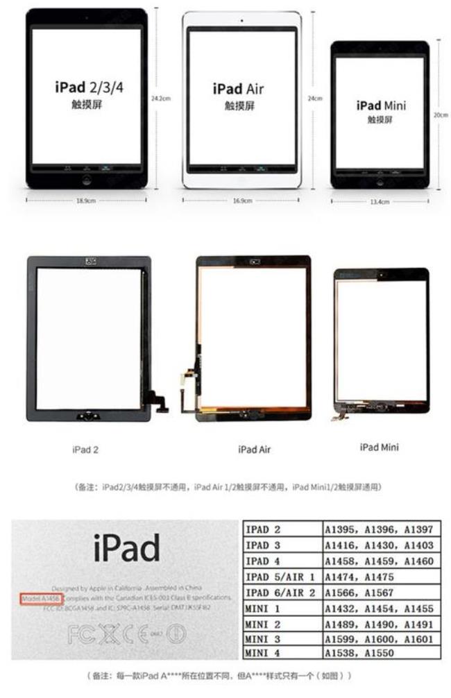 苹果iPad4A1458是多少寸