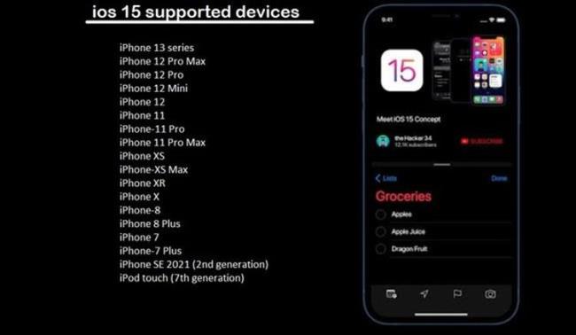 ios15哪个系统好