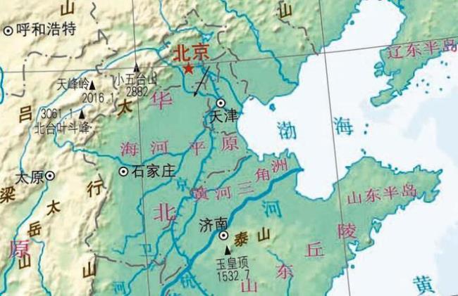 山东与山西以什么"山"为界