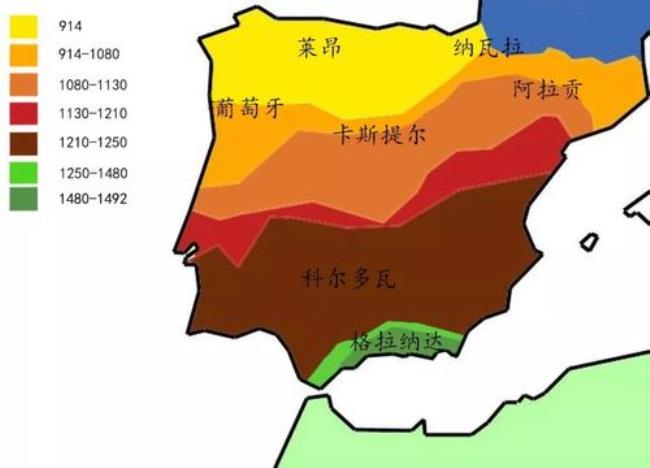 伊比利亚半岛在世界地图上的位置