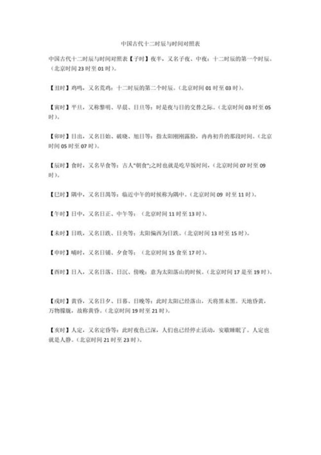 上午10点差10分是什么时辰