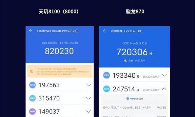 骁龙778g和联发科80g哪个好
