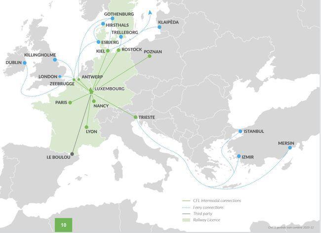 中欧铁路欧盟国可以到爱尔兰吗