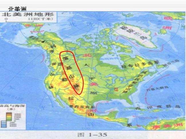 初一北美洲的地理位置总结