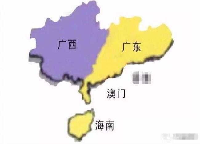 广西东西南北分界地图