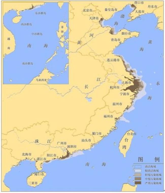 中国海域划分