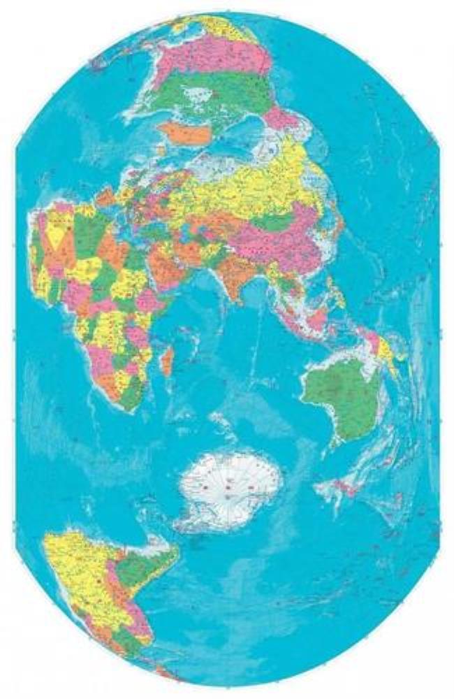 世界雨极和干极地图