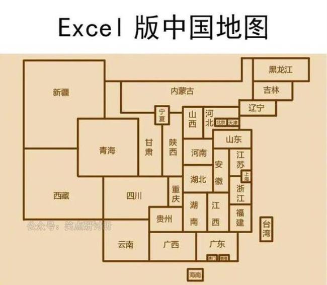 Excel制作中国地图