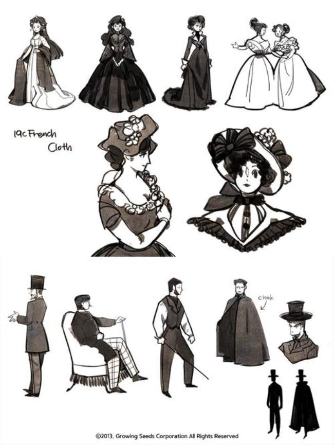 19世纪法国的服装风格