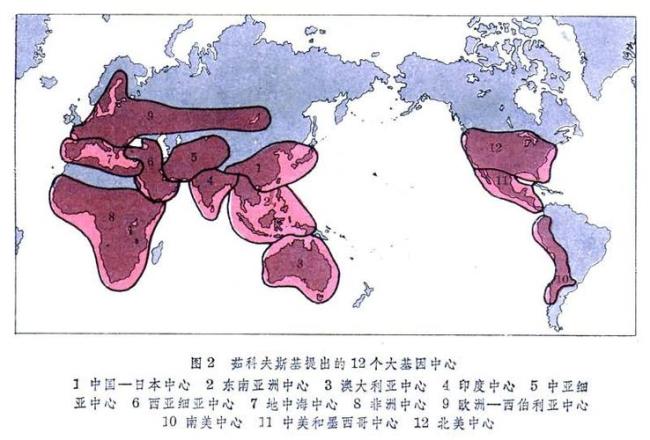 五大农作物起源地