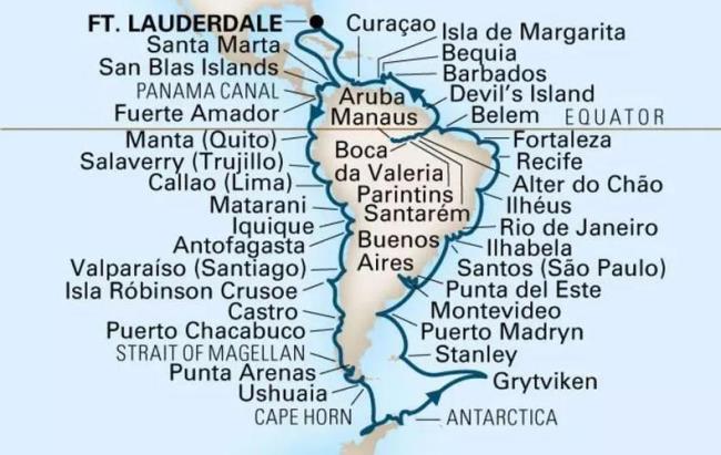世界地图亚马逊河的位置